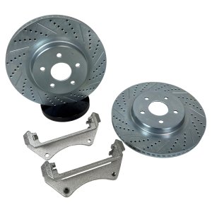 Jeep Gladiator JT Brake Rotors (2) - Front - Baer Brakes - Big Claw Performance - Zinc-Plated - `20-`26